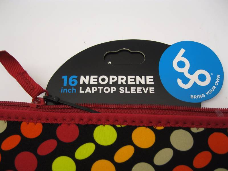 lot 800 image: byo 16 Neoprene Laptop Sleeve -  M...