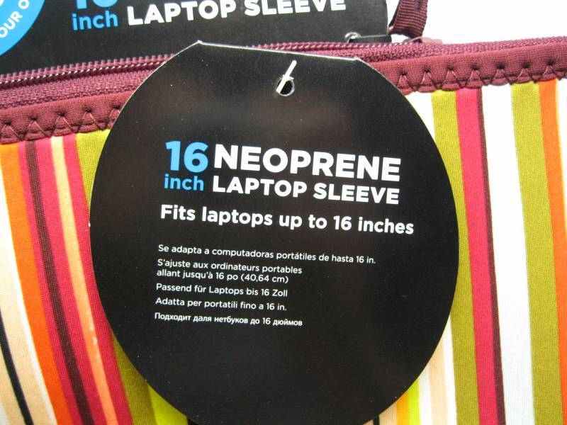 lot 848 image: byo 16 Neoprene Laptop Sleeve -  M...