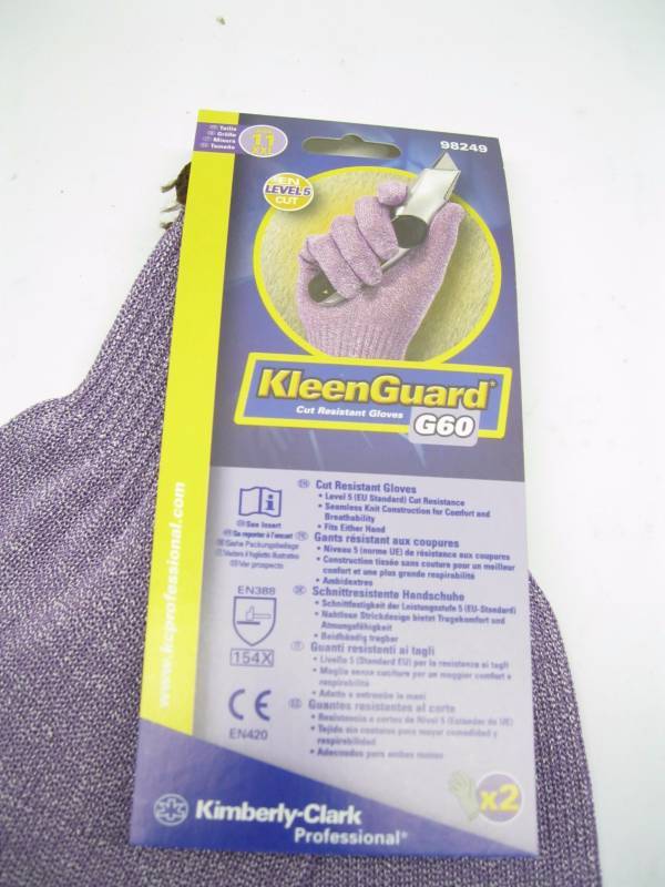 lot 1205 image: 2 Pairs of KleenGuard G60 XXL Cut R...