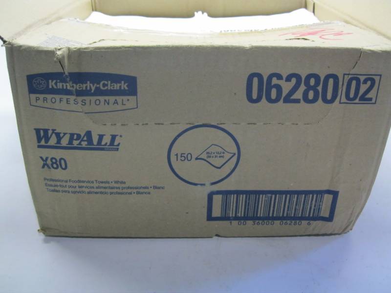 lot 1527 image: Case of 150 Wypall X80 Foodservice ...