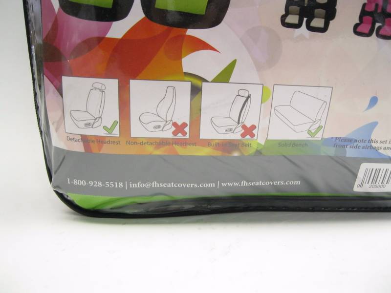 lot 1601 image: FH Group - Flat Cloth Car Seat Cove...