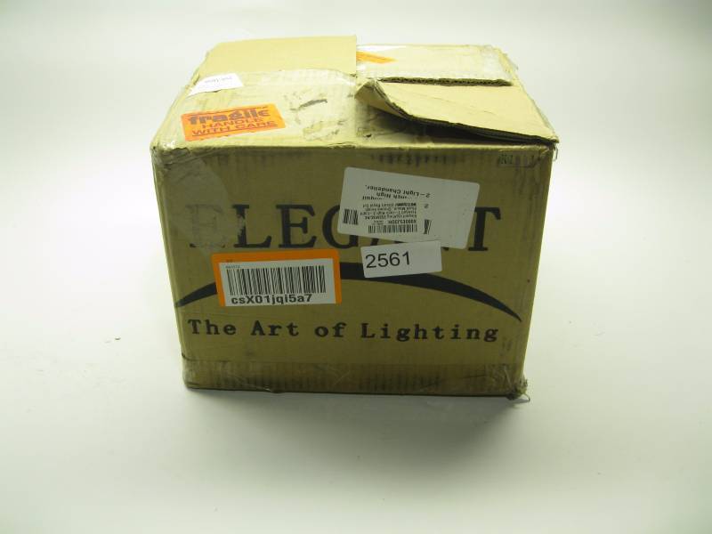 lot 2561 image: Elegant Lighting 2528F8CRC Tranqui...