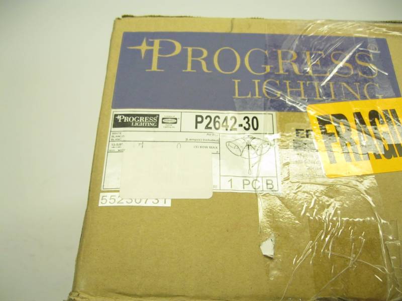lot 2564 image: Progress Lighting P2642-30 3-Light ...