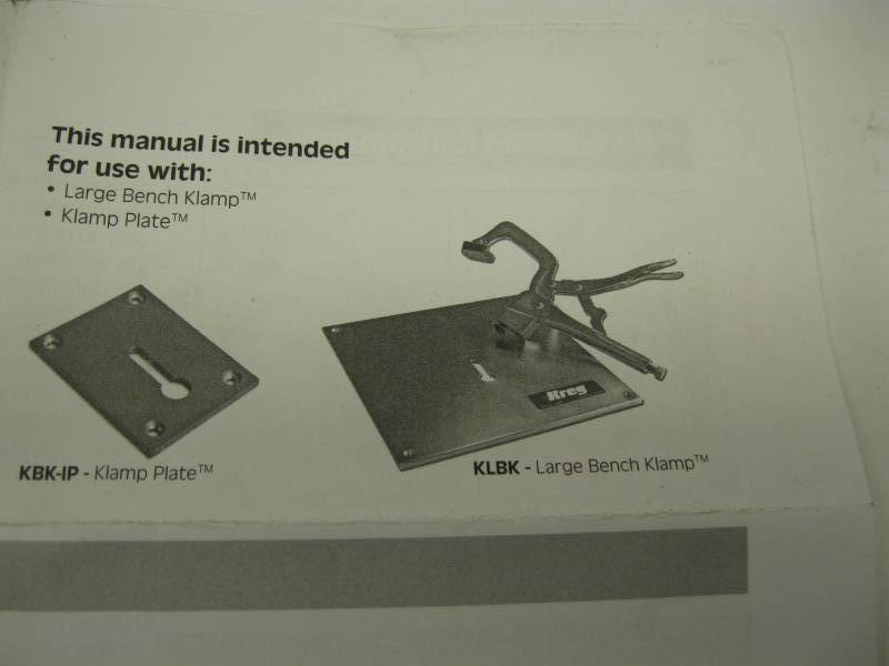 lot 2641 image: Kreg Large Bench Klamp Clamp Tool w...