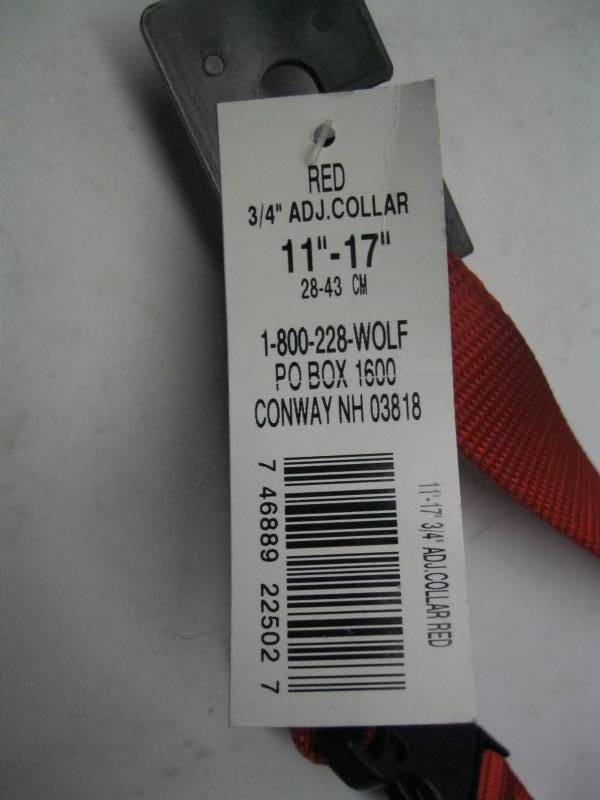 lot 3012 image: Lot of 2 Lupine Medium Dog Collars ...