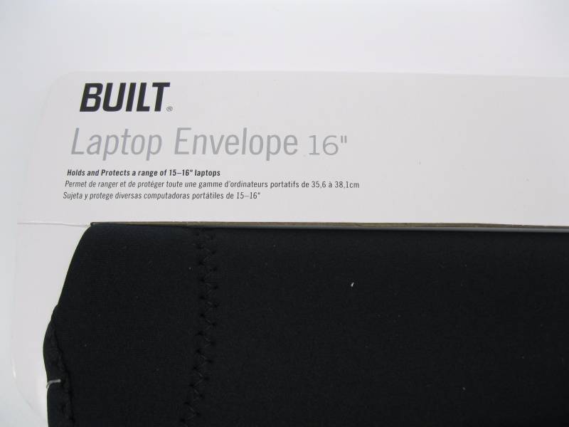 lot 3713 image: Built Laptop Envelope Black Neopren...