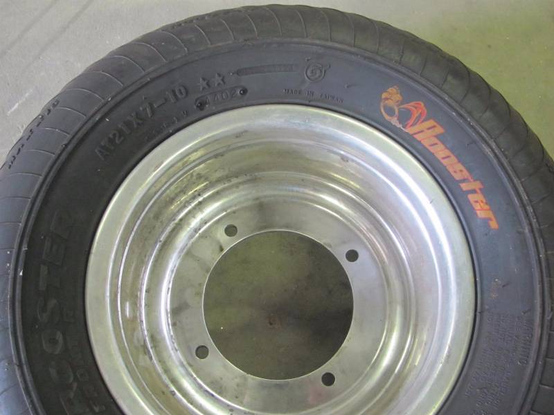 lot 8 image: 2 Pair Maxis Rooster ATV Tires & Rims