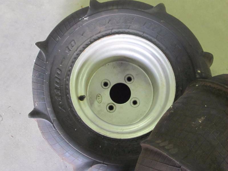 lot 15 image: Set of 2 Kenda Dune Runner ATV Tires & Rims