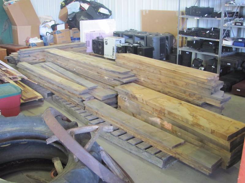 lot 133 image: Aged Oak Plank Lot-Approx. 135 Planks