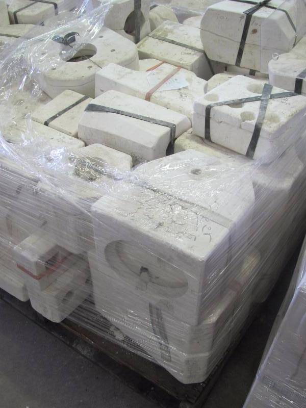 lot 150 image: Ceramic Molds Pallet #5