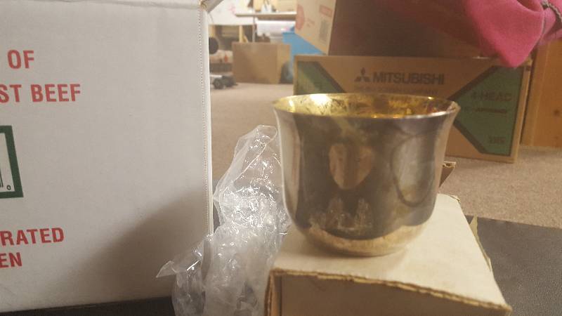 lot 101 image: Lot of (10) Silver Plate Punch Bowls