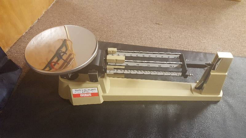 lot 54 image: Ohaus Scale - 750 - SO - Triple Beam