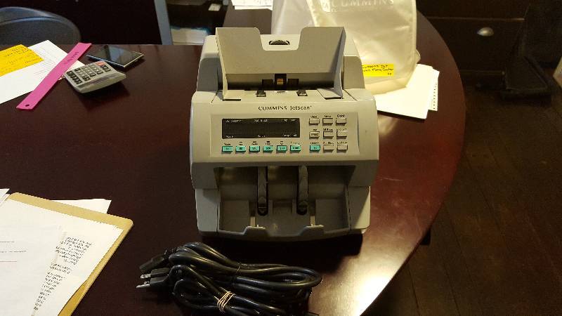 lot 51 image: Cummins Jet Scan 4062 Currency Cash Counter
