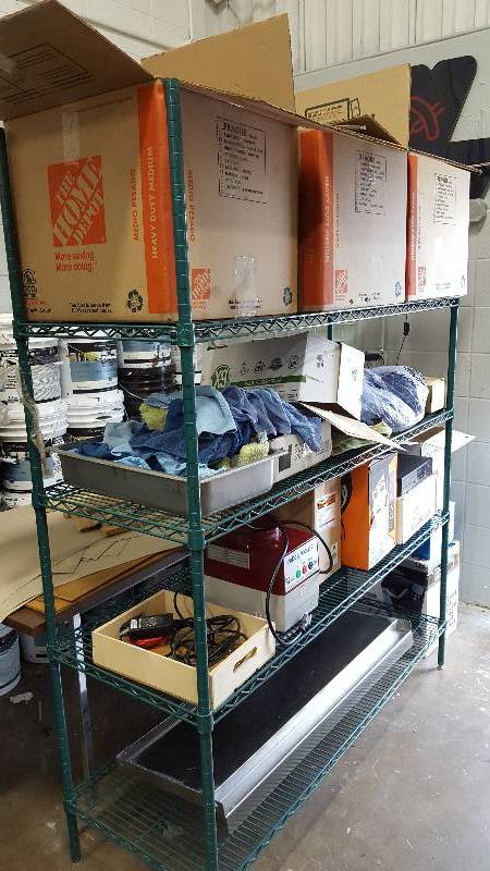lot 37 image: Green Eagle NSF Food service Shelf