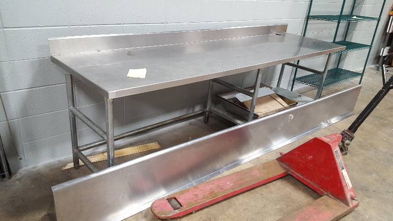 lot 42 image: Stainless Steel NSF Restaurant Prep Table