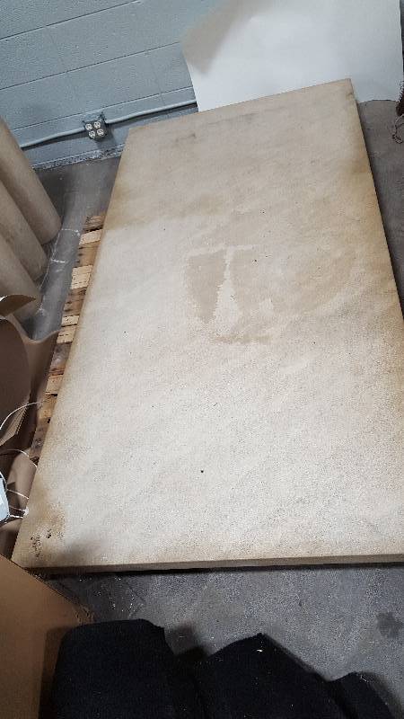 lot 53 image: Solid Limestone DeskTable