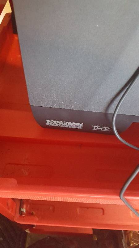 lot 92 image: Altec Lansing multimedia computer speaker system ADA 885