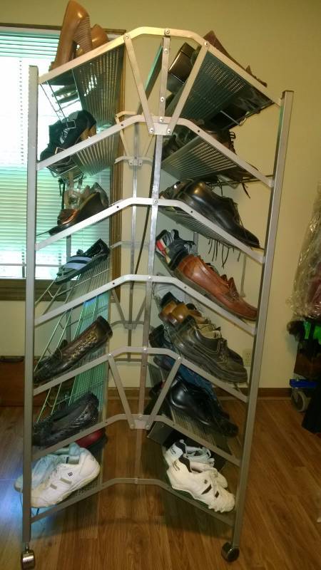 commercial shoe rack