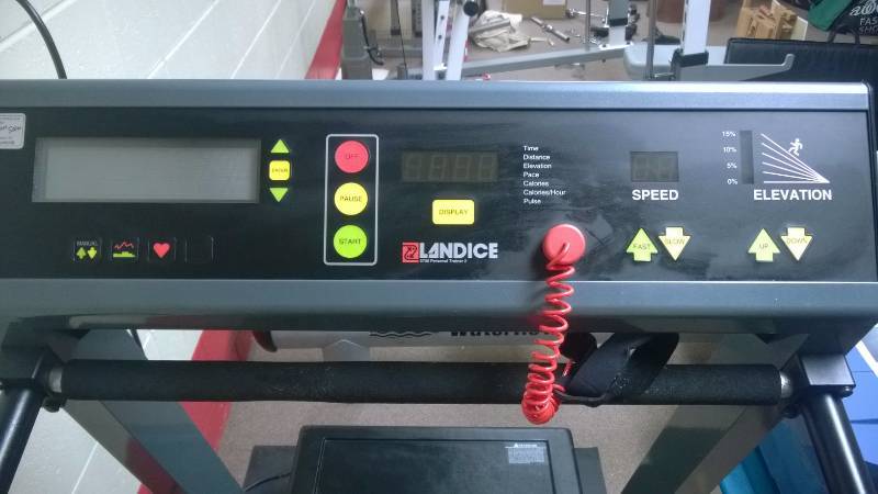 lot 134 image: Landice Treadmill - Model 8700 - 71l x 28w x 51h