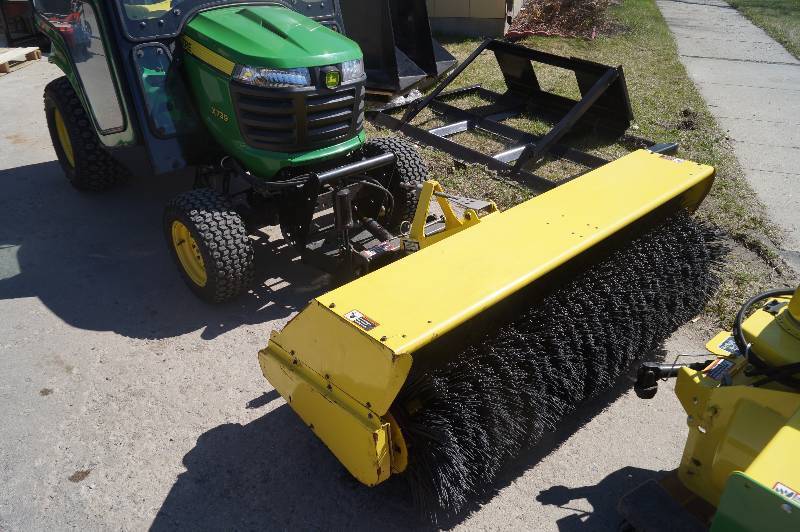 John Deere X739 W  Broom & Snow Package 