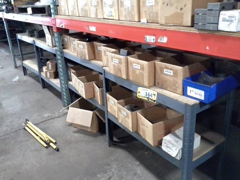 (4) MetalParticle Board Shelves