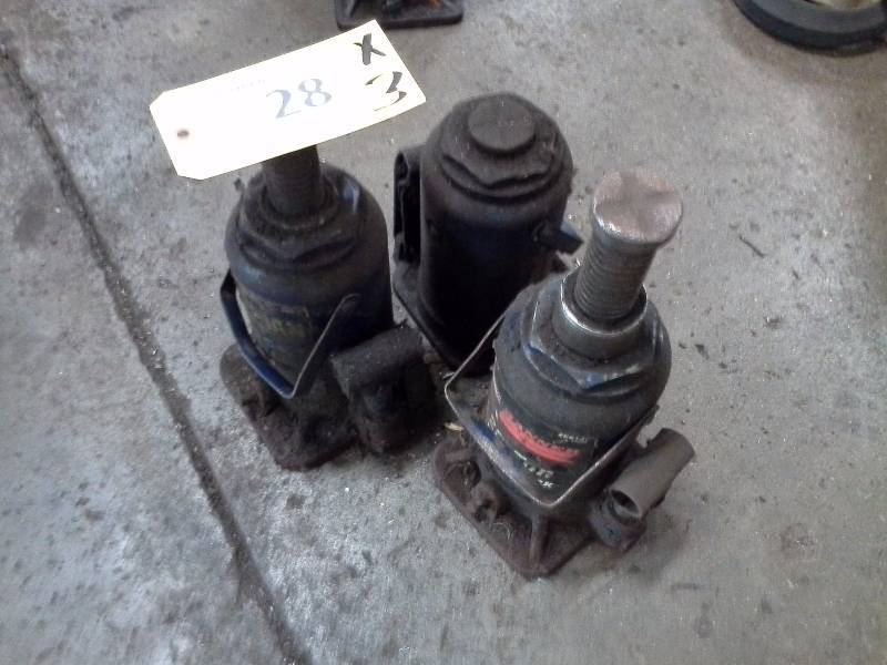 (3) Bottle Jacks
