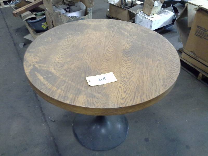 Wooden Table, Round