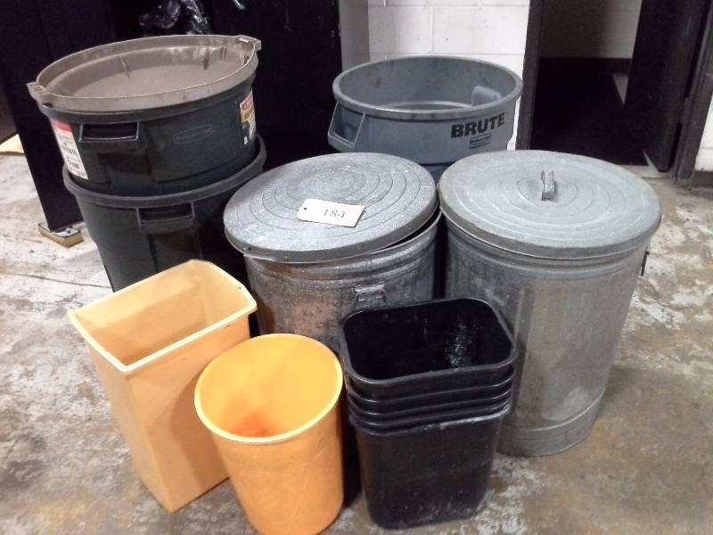 Trash Receptacles Lot