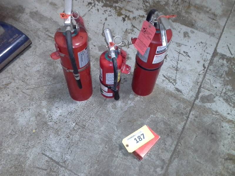 (3) Fire Extinguishers