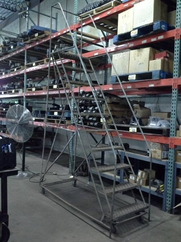 Rolling Warehouse Ladder