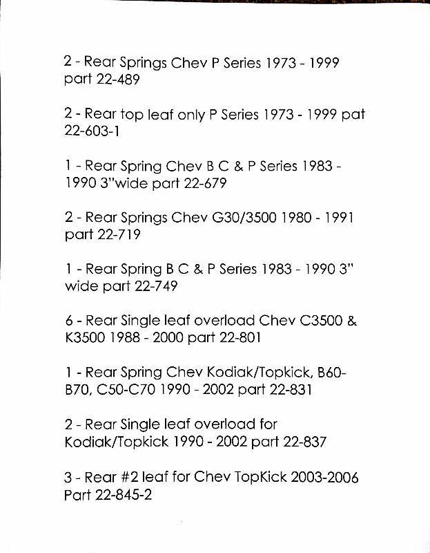 Part Information Lot