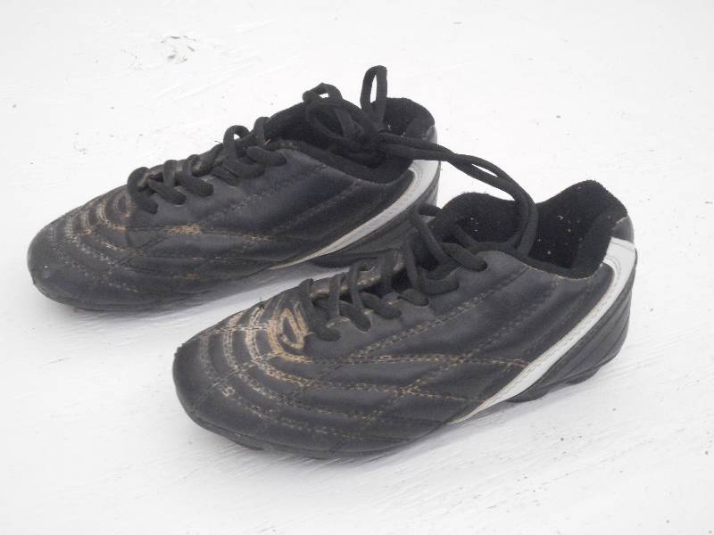 lot 99 image: Athletech BlackWhite Soccer Shoes,...