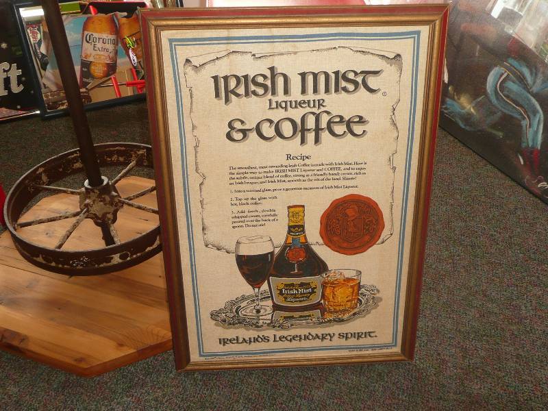 Irish Mist Tapastry Sign