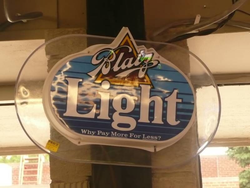 Blatz Light Display Sign