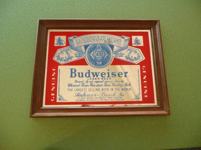 Budweiser Mirror