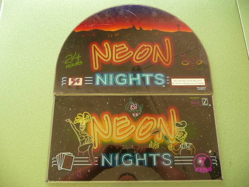 Slot Machine Backglass