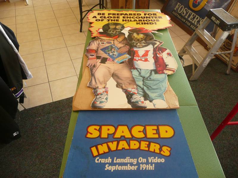 Vintage Cardboard  Movie Display