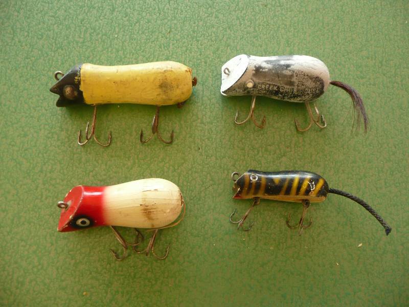 Vintage Fishing Lures Group (Rare & Very Collectible)