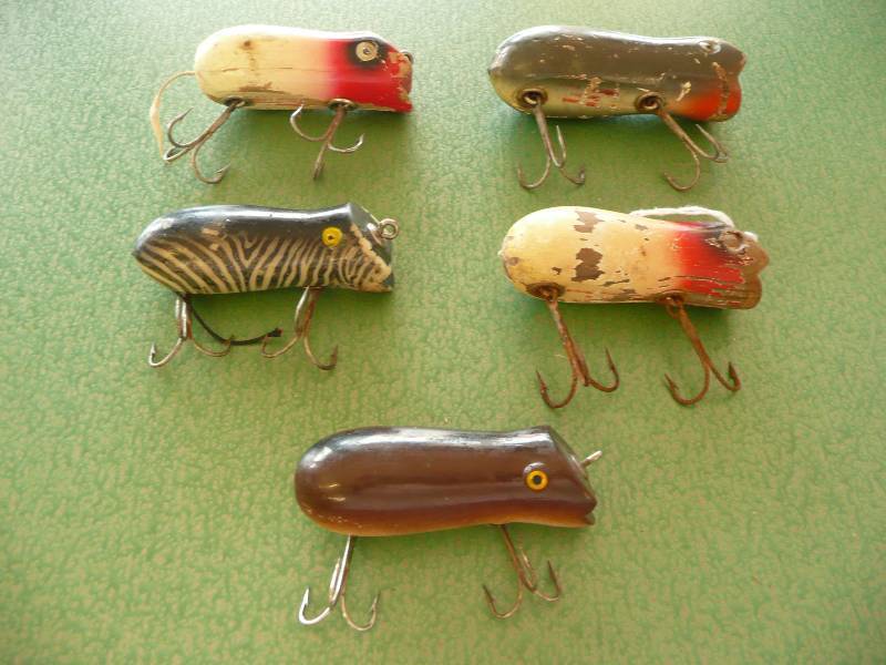 Vintage Fishing Lures Group (Rare & Very Collectible)