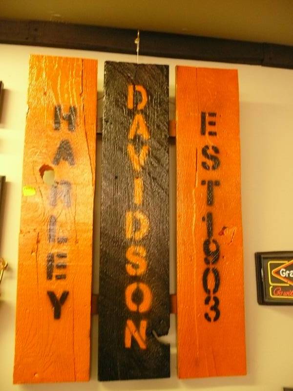 Large Harley Sign