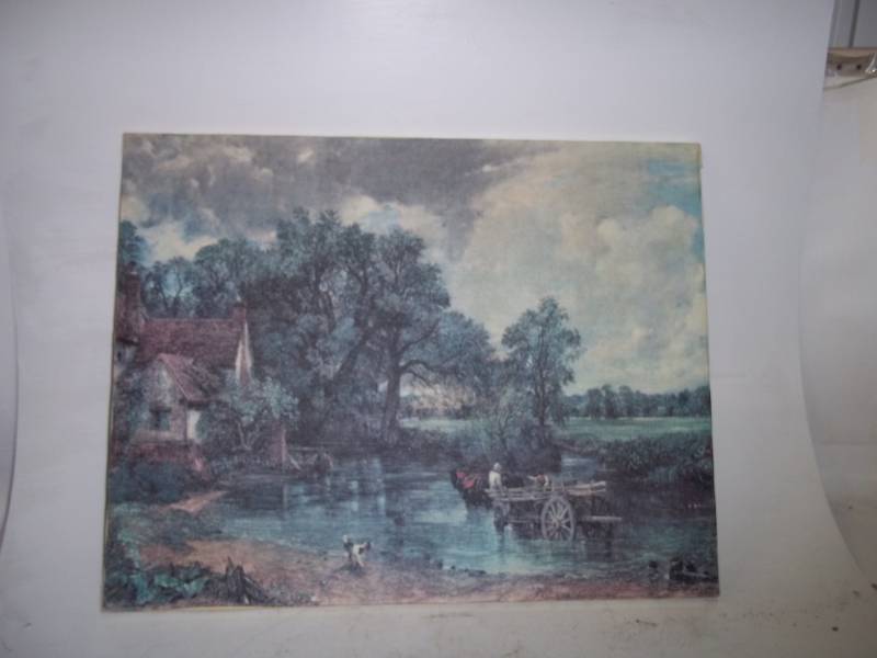 lot 70 image: Canvas Artwork 28 x 22