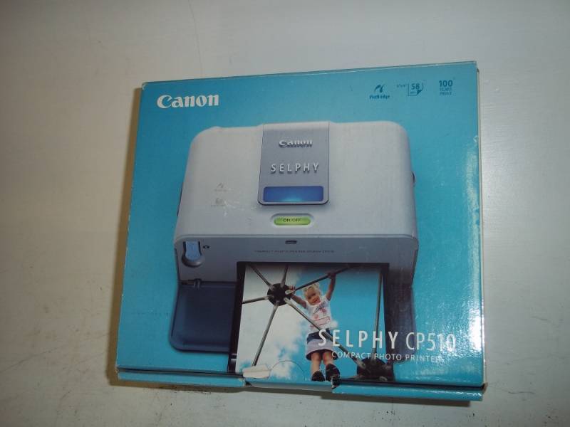 lot 76 image: Canon Compact photo printer