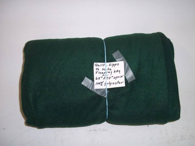 lot 84 image: Quilt Zipps Green