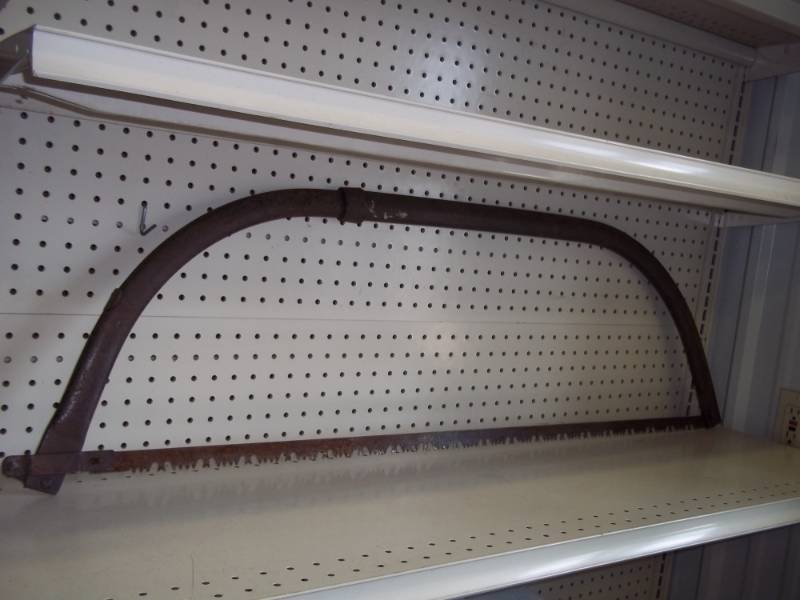 lot 95 image: Vintage Bow Saw 45