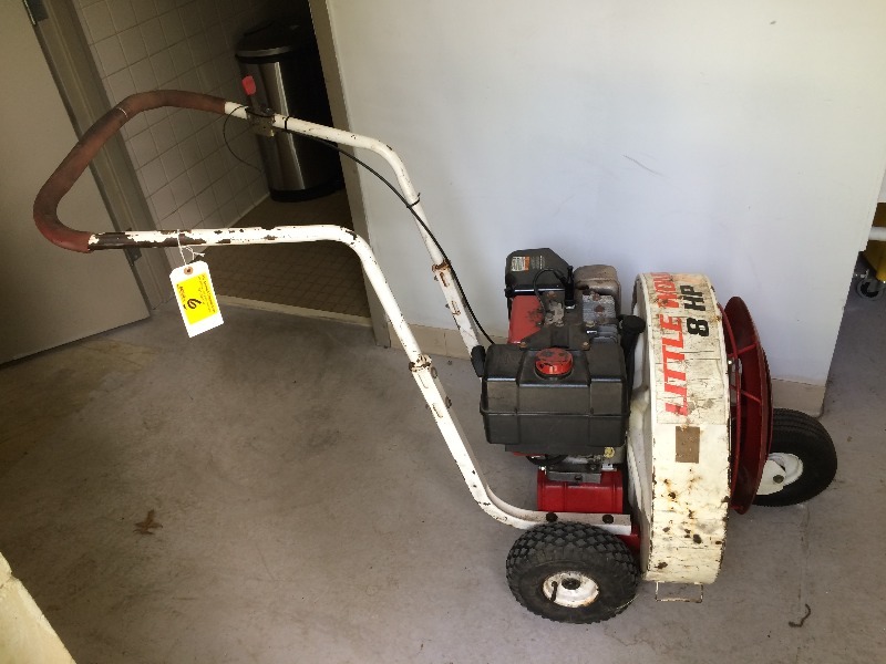 Little Wonder 8hp Walk Behind Push Blower needs carb work & air filter