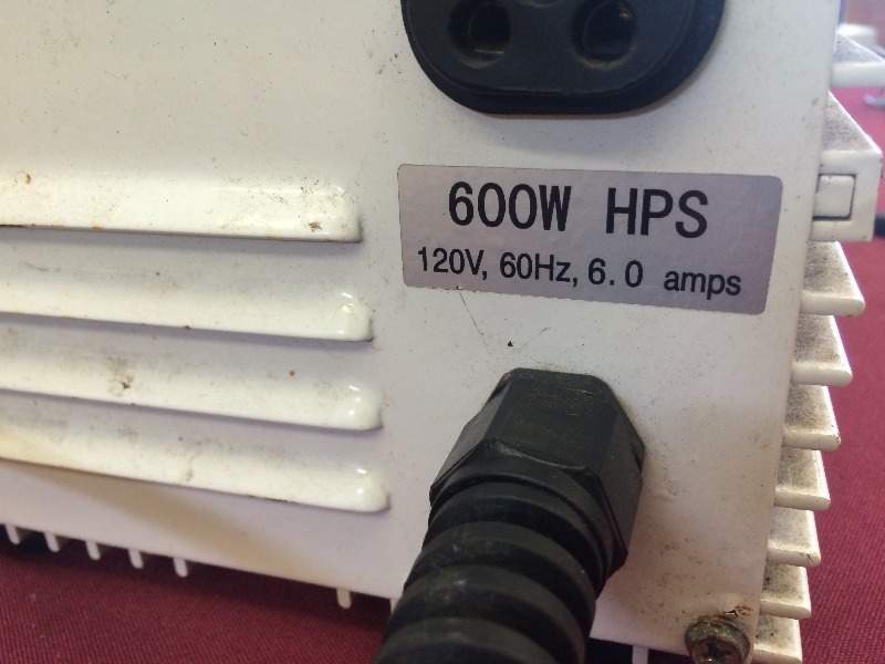 Sunleaves Ballast  600w HPS - works