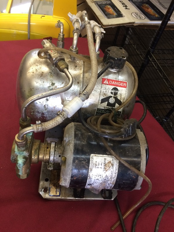 Dispensing pump and tank - runs