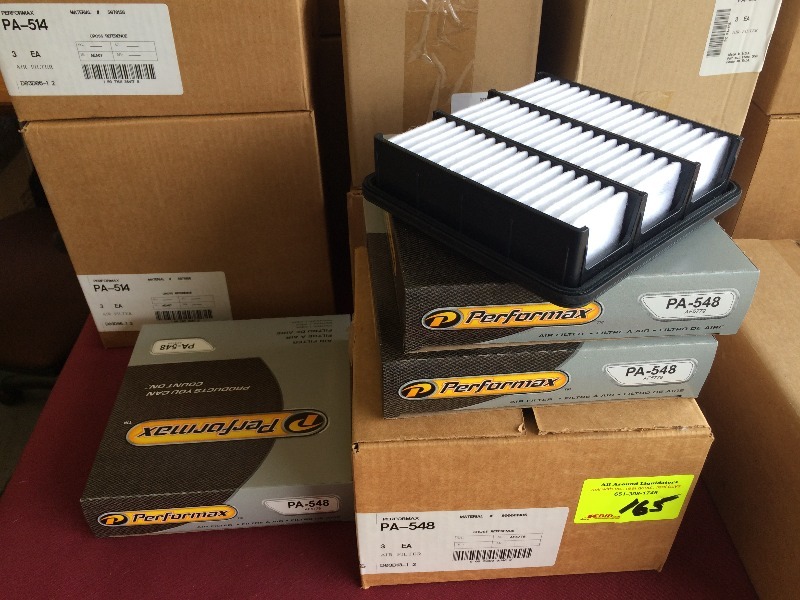 Performax Automotive Air Filters  - lot of 45 total   perfect ebay, flea market or reseller products