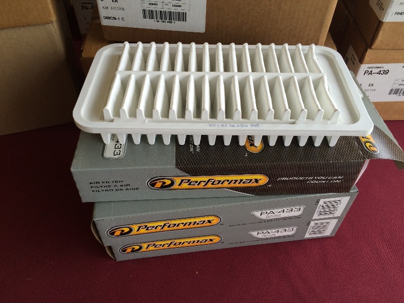 Performax Automotive Air Filters  - lot of 39 total   perfect ebay, flea market or reseller products