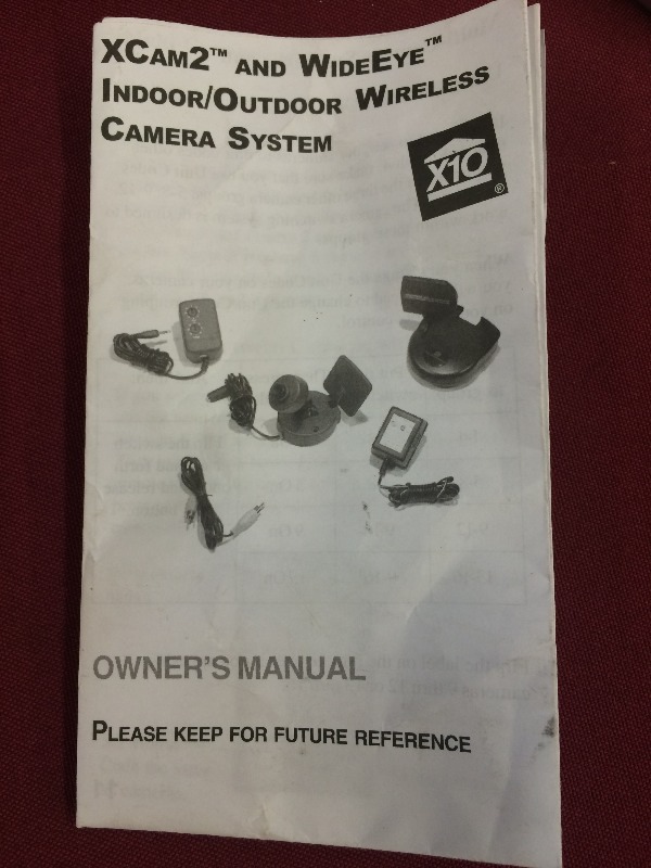 X10 Wireless Camara System